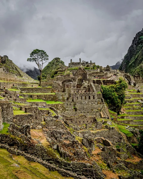 Невероятно красивое место Мачу-Пикчу — стоковое фото