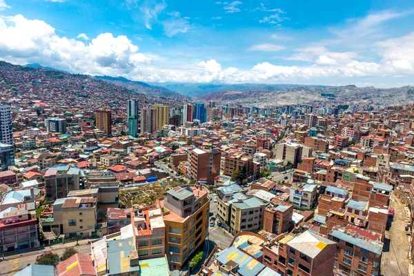 Görünümü City, La Paz, Bolivya — Stok fotoğraf