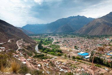 Peru şehri Cusco'nun görünümü