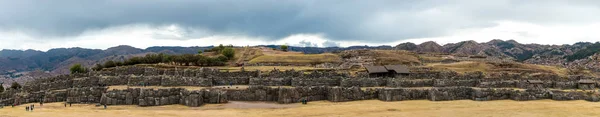 Zrujnowany zamek Saksaywaman w Peru — Zdjęcie stockowe