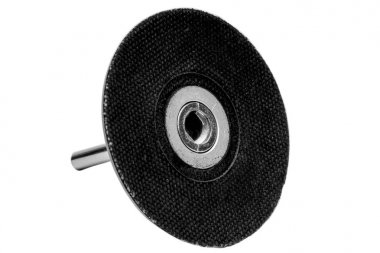 Beyaz bsckgrounf üzerinde hızlı değişim diskler tutucu. Roloc tutucu. Beyaz üzerine izole