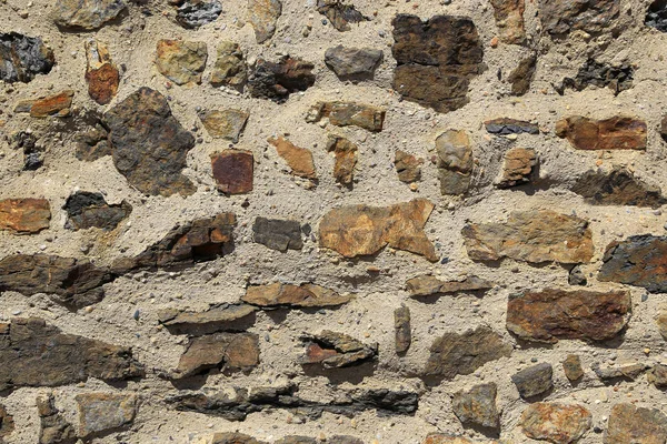 Texture Very Old Stone Wall Prague Czech Republic — Stock Photo, Image