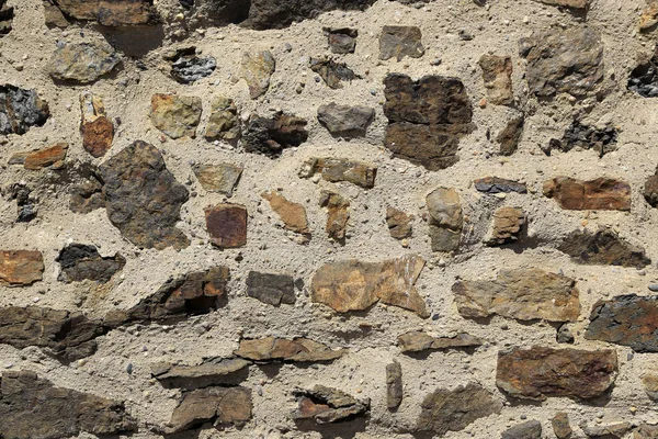 Texture Very Old Stone Wall Prague Czech Republic — Stock Photo, Image