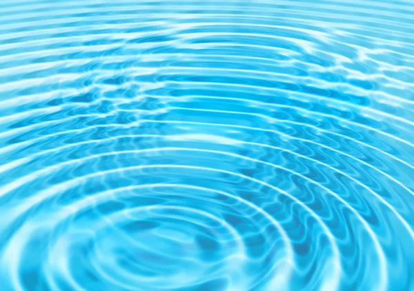 抽象的な明るいラウンド水の波紋と背景 — ストック写真