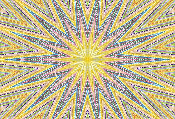 Luminoso Modello Triangoli Colorati Astratti Dalle Stelle — Foto Stock