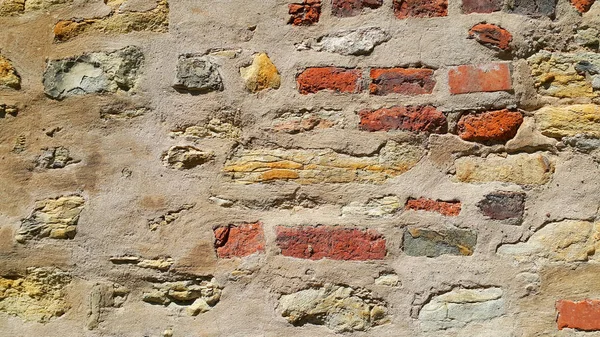 Velmi Starobylé Zdi Kameny Cihly Detailní Textury — Stock fotografie