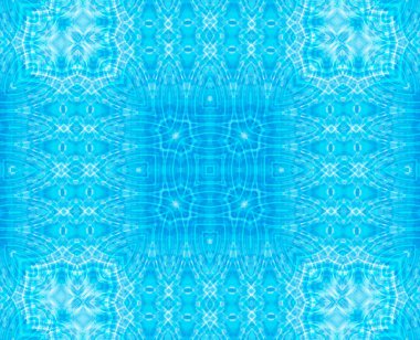 Soyut konsantrik desen ile mavi parlak arka plan 