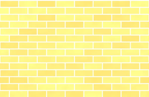 Ściana Żółtej Cegły Abstrakcja Bezszwowe Tło — Zdjęcie stockowe
