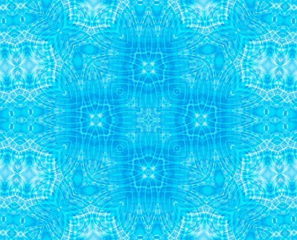 Blauwe Lichte Achtergrond Met Abstracte Concentrisch Patroon — Stockfoto