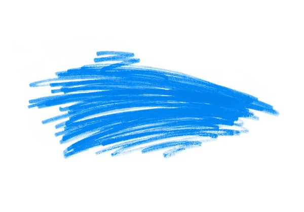 Абстрактная ярко-синяя свободная текстура на белом — стоковое фото