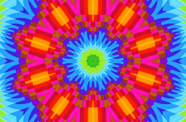Bright Colorful Background Abstract Concentric Pattern — Stock Photo, Image