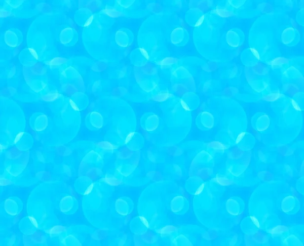 Blurred Bubbles Pattern Blue Abstract Background — Stock Photo, Image