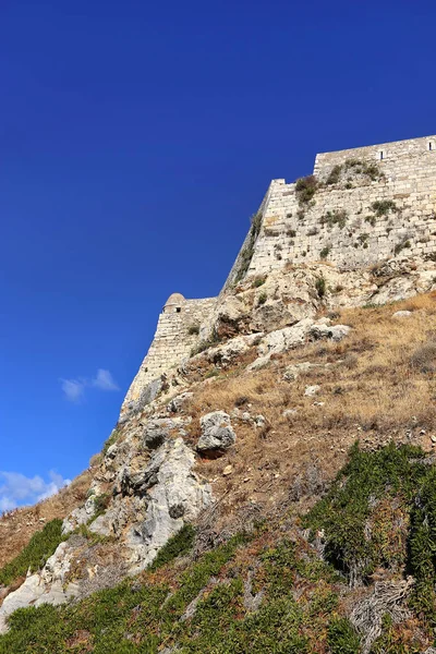 Fortaleza Fortezza em Rethymno, ilha de Creta, Grécia — Fotografia de Stock