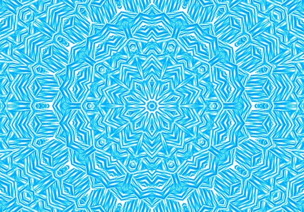 Bright Blue Background Abstract Concentric Pattern — Stock Photo, Image