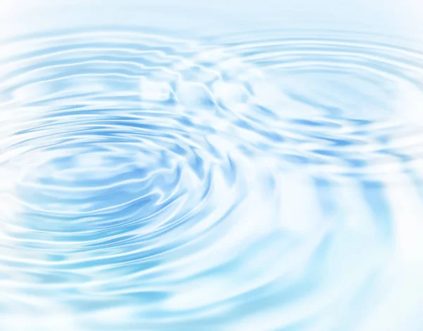 抽象的蓝色水波纹背景 — 图库照片