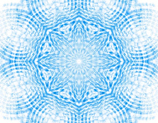Astratto sfondo blu con motivo concentrico — Foto Stock