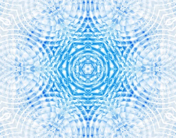 Abstract blue background with concentric pattern — Stock Photo, Image