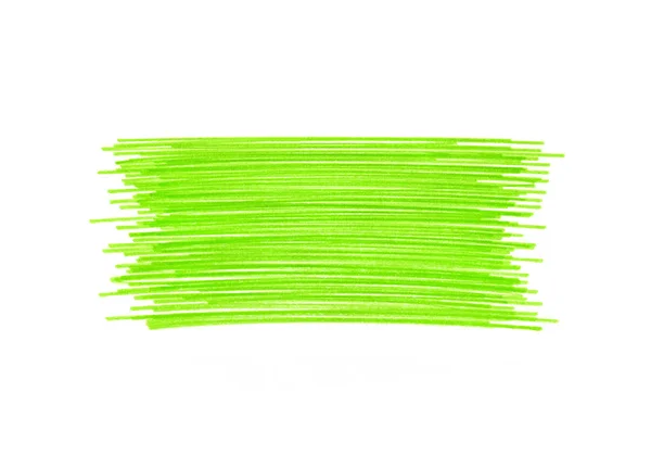 Astratto verde brillante tocchi texture su bianco — Foto Stock