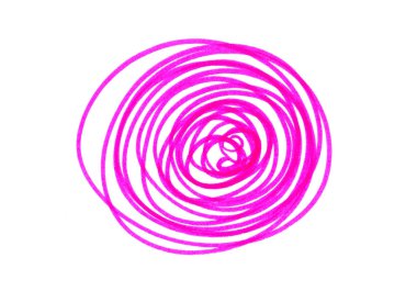 Beyaz üzerine pembe el yapımı dokunuşlar doku soyut 