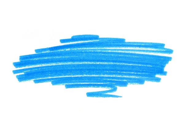 Абстрактна текстура яскраво-синіх дотиків на білому — стокове фото