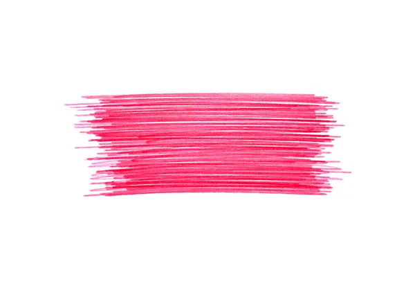 화이트에 추상 밝은 진홍색 접촉 텍스처 — 스톡 사진