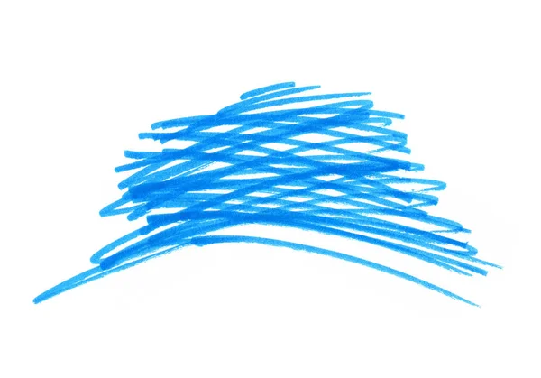 Абстрактна текстура яскраво-синіх дотиків на білому — стокове фото