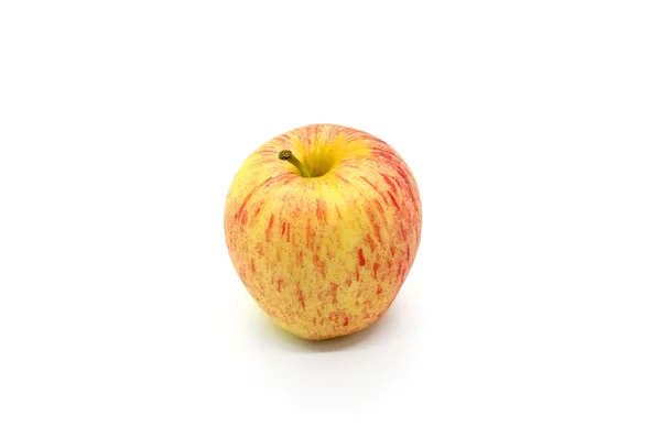 Tasty juicy apple on a white background — Stock Photo, Image