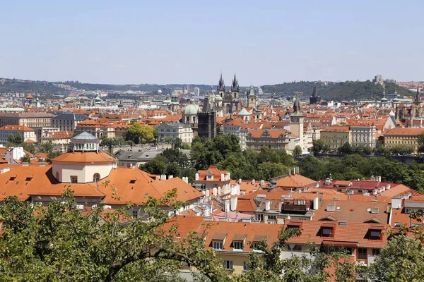 Prag 'ın güzel manzarası, Çek Cumhuriyeti — Stok fotoğraf