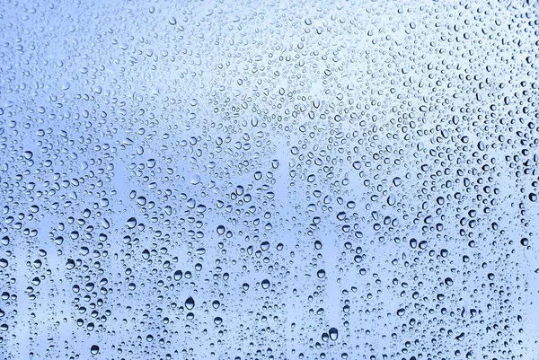 Water drops on glass — Stock Photo, Image