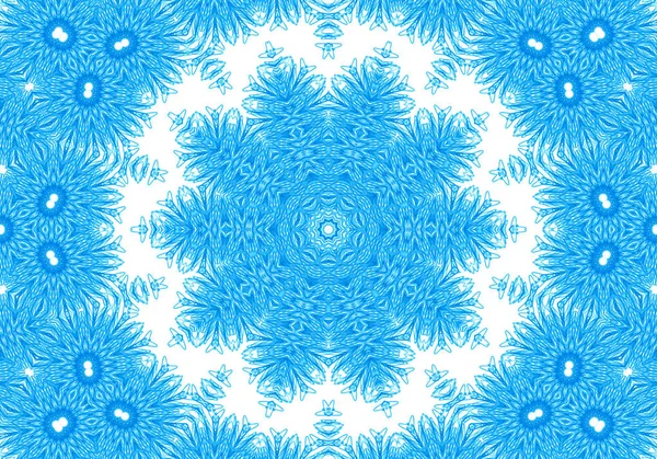 Modèle bleu abstrait sur un blanc — Photo