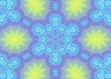 Tasarım için eşmerkezli mozaik desenli soyut parlak çok renkli arkaplan