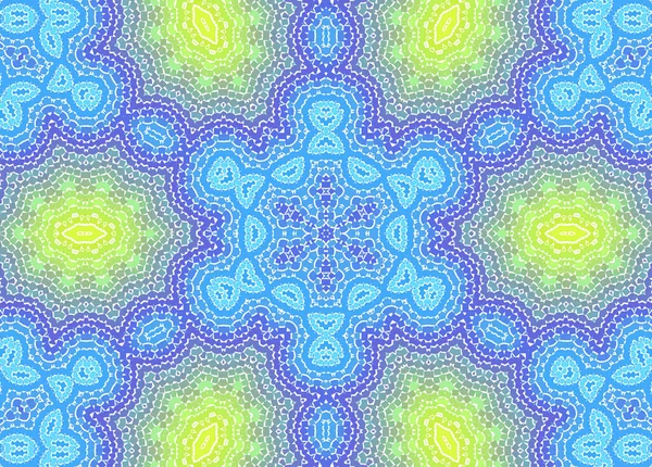 Tasarım için eşmerkezli mozaik desenli soyut parlak çok renkli arkaplan