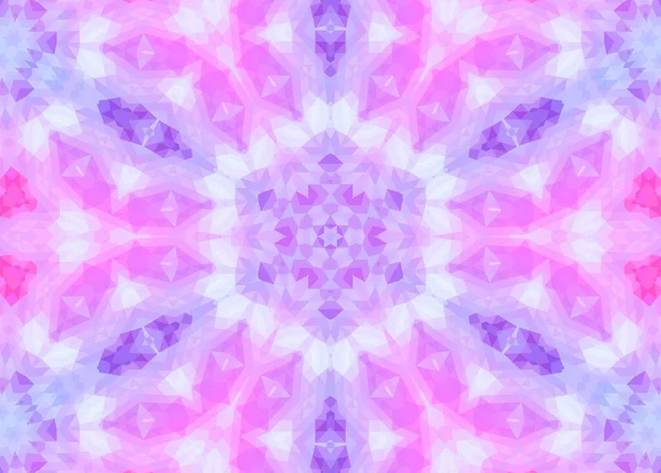 Abstract Lilac Pink Background Concentric Mosaic Pattern Design — Stock Photo, Image