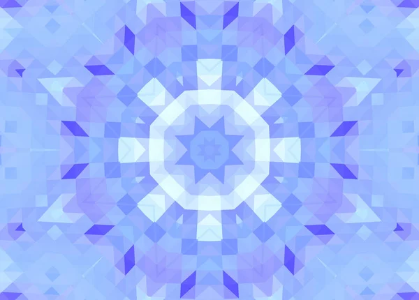 Fondo Azul Lila Abstracto Con Patrón Mosaico Concéntrico Para Diseño — Foto de Stock