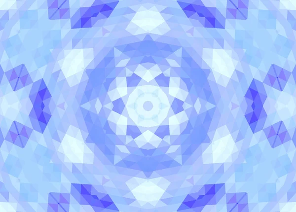 Abstrato Fundo Azul Lilás Com Padrão Mosaico Concêntrico Para Design — Fotografia de Stock