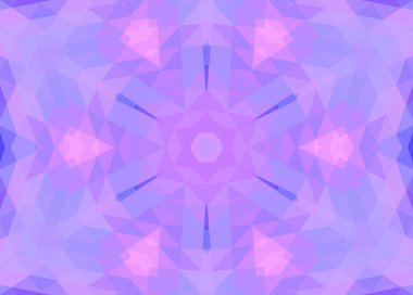 Dizayn için eşmerkezli mozaik desenli soyut leylak arkaplanı