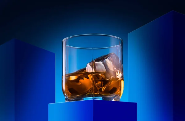 Glas whisky — Stockfoto