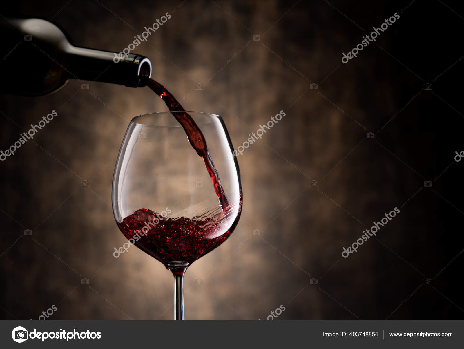 Red Wine Pouring Into Glass Stock Photo Image By C Suslik83 403748854