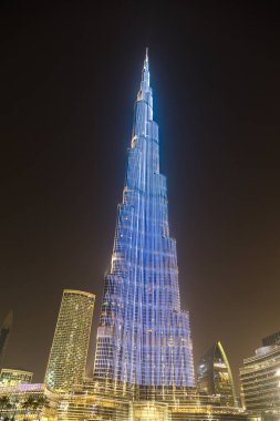 DUBAI, BAE - 26 Haziran 2018: Burj Halife, Dubai, Birleşik Arap Emirlikleri