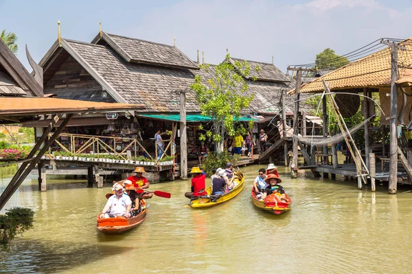 Pattaya Thailand Maart 2018 Floating Market Pattaya Thailand Een Zomerdag — Stockfoto