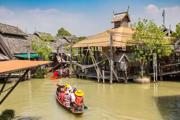 Pattaya Thailand March 2018 Floating Market Pattaya Thailand Summer Day — Stock Photo, Image