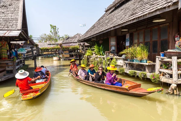 夏の日のパタヤ タイのパタヤ 2018 水上マーケット — ストック写真