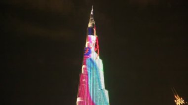 DUBAI, BAE - 26 Haziran 2018: Burj Halife, Dubai, Birleşik Arap Emirlikleri