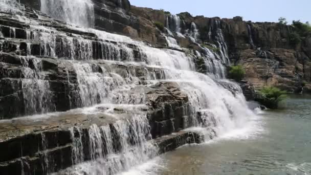Cachoeira Pongour Perto Cidade Dalat Vietnã Dia Verão — Vídeo de Stock