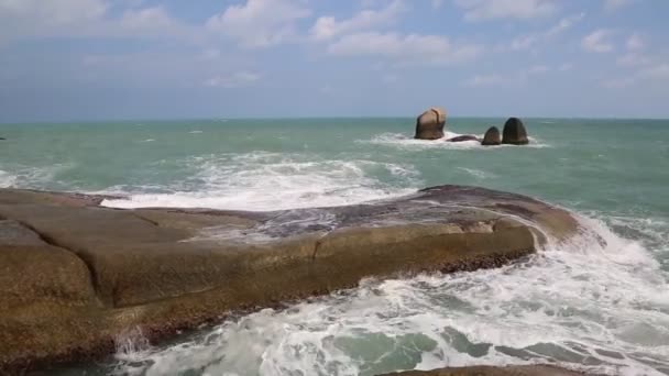Lamai Beach Koh Samui Adası Tayland Bir Yaz Günü — Stok video