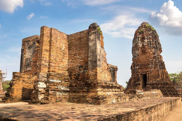 Ayutthaya Historical Park Ayutthaya Tayland Bir Yaz Günü Içinde — Stok fotoğraf
