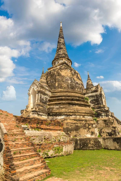 Parc Historique Ayutthaya Ayutthaya Thaïlande Dans Une Journée Été — Photo