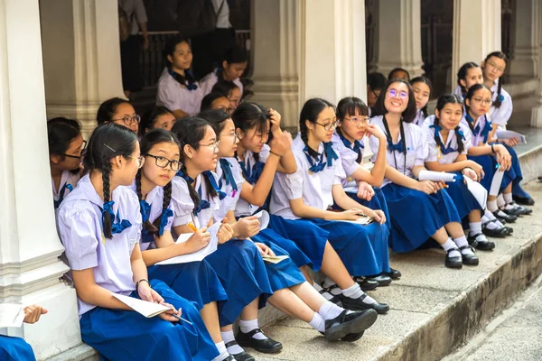 Bangkok Tayland Mart 2018 Tay Okul Içinde Bir Yaz Günü — Stok fotoğraf