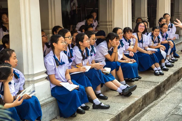 Bangkok Tayland Mart 2018 Tay Okul Içinde Bir Yaz Günü — Stok fotoğraf