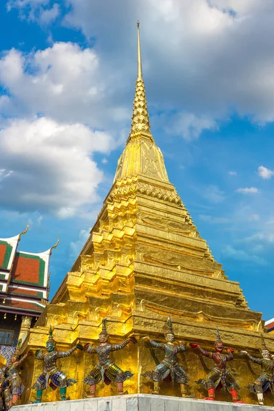 Grande Palazzo Wat Phra Kaew Tempio Dello Smeraldo Buddha Bangkok — Foto Stock